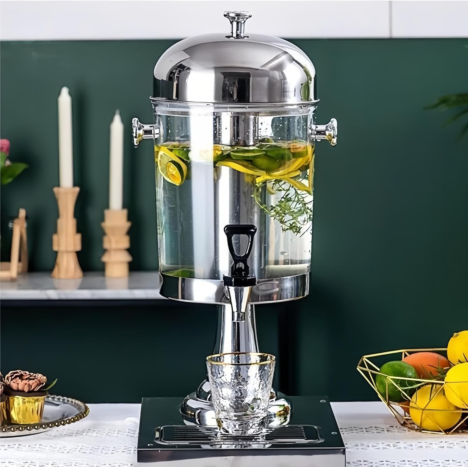 Drink Dispensers for Parties, Cold Beverage Dispenser 2.2 Gallon/8L Cold Drinks and Beer Dispenser