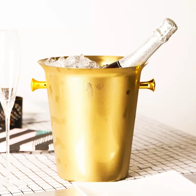 Party Drink Cooler champagne Cooler Stainless Steel Ice Bucket