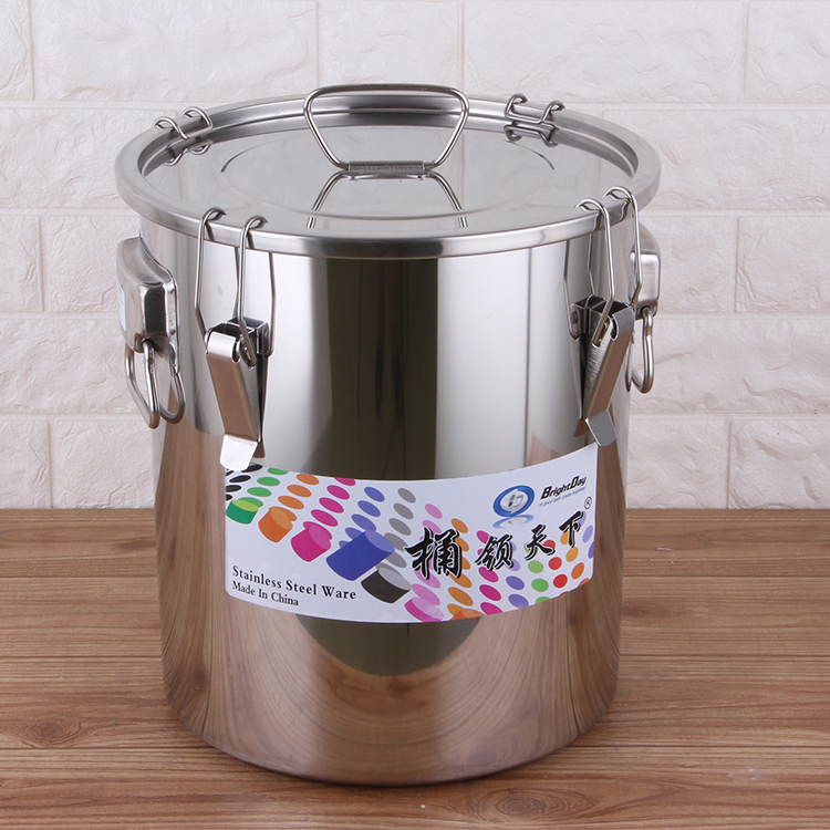 Customization Silicone Gasket Stock Pot Different Capacity of Stainless Steel Beer Insulation Barrel