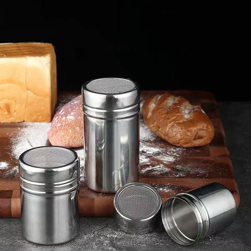 China Supplier Kitchen Spice Container Stainless Steel 304 Canister Sets Seasoning Storage Container with Lid
