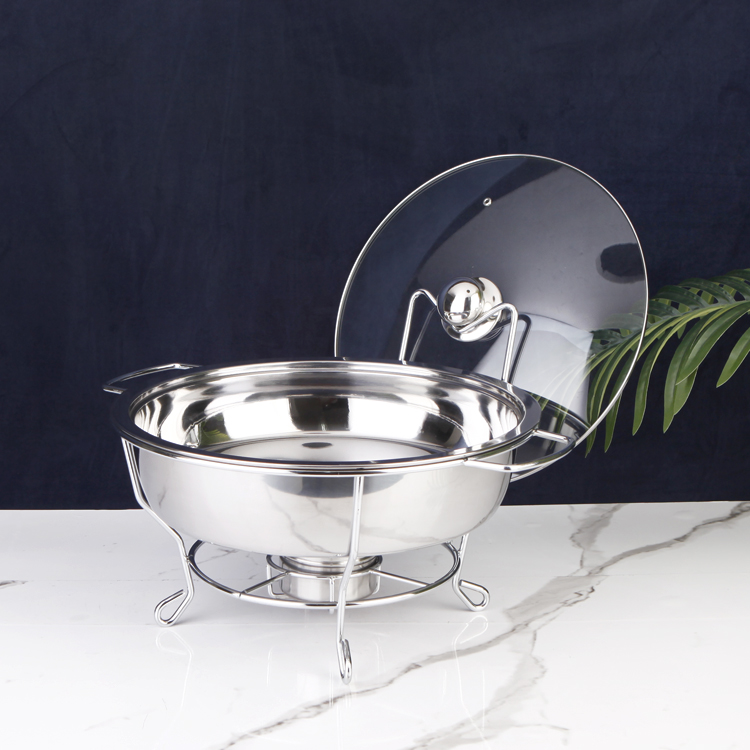 Hotel Restaurant Chaffing Dishes Buffet Catering Stainless Steel Food Warmer Set Stainless Steel Chafing Dishes for Sale
