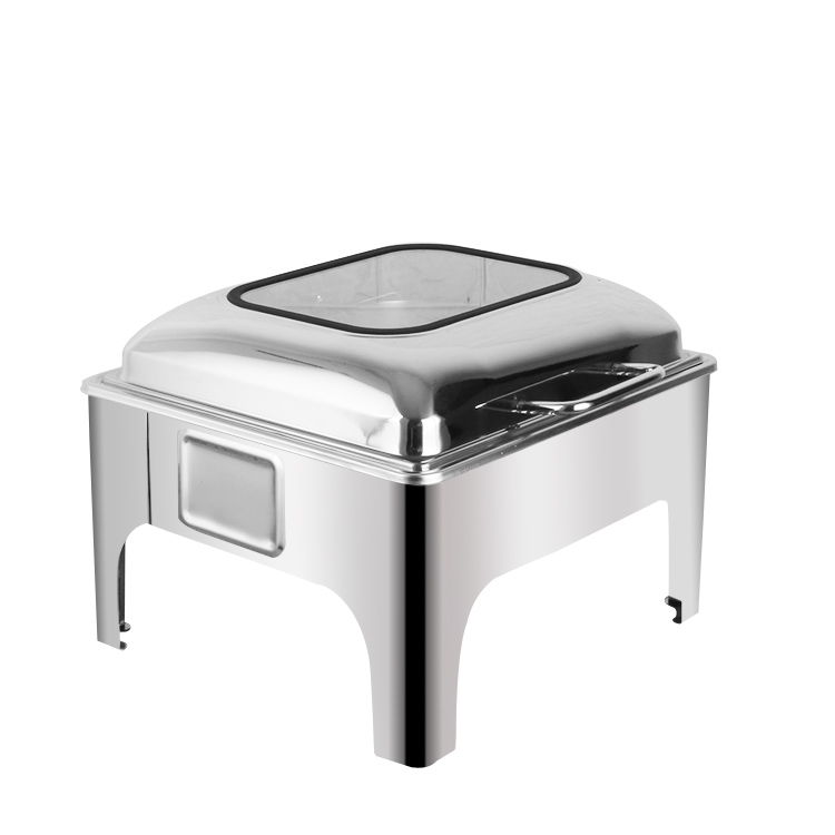 Wholesale Modern 8L Capacity Catering Equipment Buffet Buffet Equipment Set Food Warmer Stainless Steel  Hotel Customizable